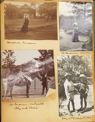 87 original photographs, early Australian vineyard at "Gledswood" Estate NSW. Album.