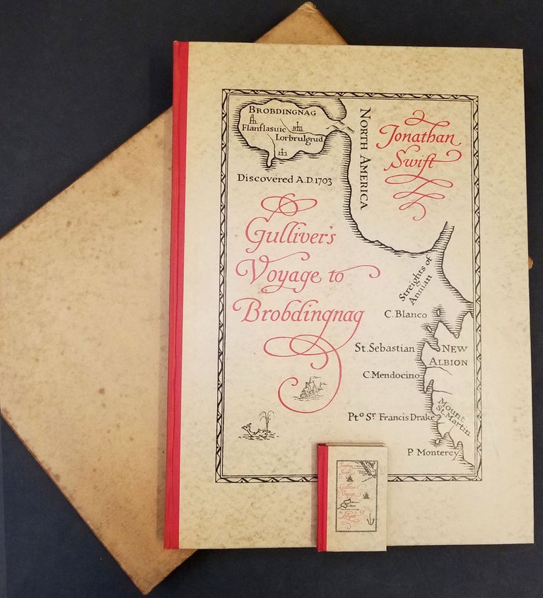 Item #23846 A Voyage to Brobdingnag Made By Lemuel Gulliver in the Year MDCII (and) A Voyage to Lilliput By Dr. Lemuel Gulliver MDCIC. Jonathan Swift.