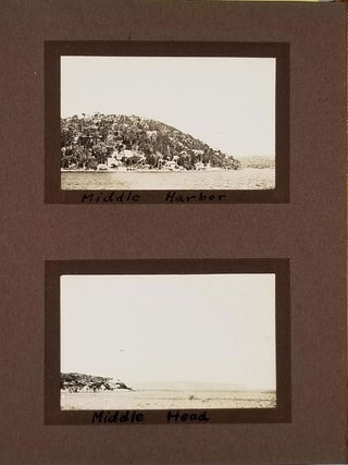 Photographic record of a trip from the Philippines to Southeast Asia, Australia, New Zealand. 200 silvertone photographs in custom album.
