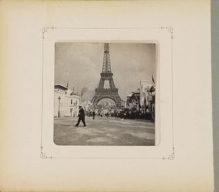 Item #23855 49 Original vernacular photographs, an album of the Paris Exposition 1900 & European...