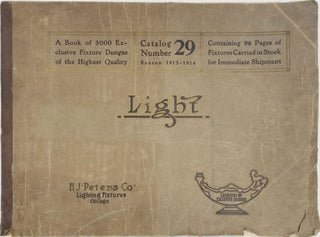 Item #23868 Lighting fixture trade catalog: "Light", Catalog No. 29. Peters, H. J. Co