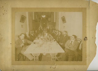 Item #23878 Men's Dinner Occasion by J.J. Dwyer in Kalgoorlie Western Australia, albumen...