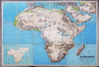 Item #23917 'Afrique. Photo-Lithographie d'apres un Relief par G. Woldermann'. The Scramble for...