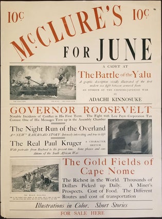 Item #23919 Alaska gold rush and Teddy Roosevelt: 'McClure's for June' (1900). ...
