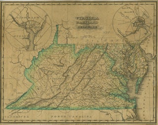 Item #23927 A Map of Virginia, Maryland and Delaware from "An Atlas of the United States, on an...