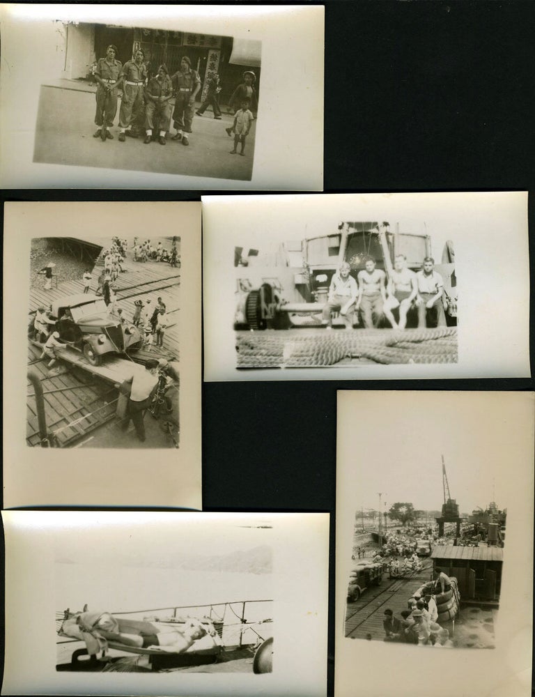 Item #23993 British military police, Hong Kong. 29 original snap shots.