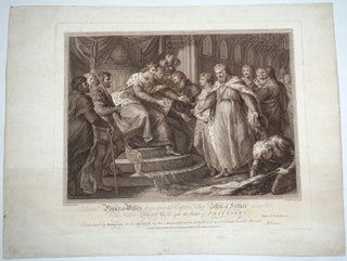 Item #24009 Edward, Prince of Wales, Presenting the Captive King John of France and His Son to...