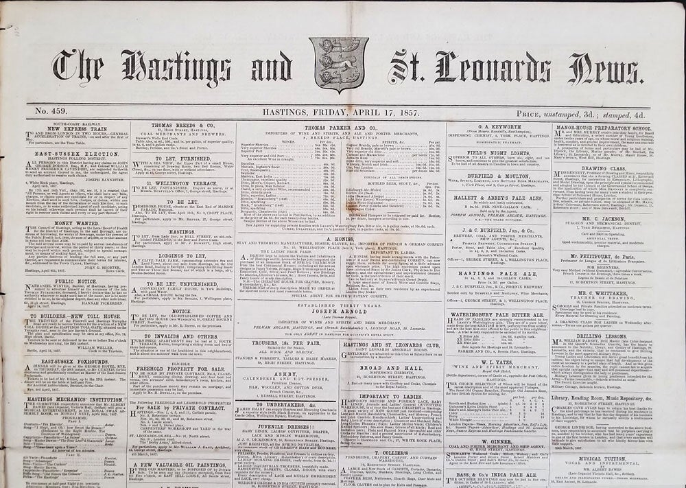 Letter from Bendigo, Australia , printed in The Hastings and St ...