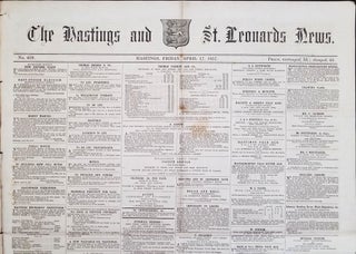 Item #24028 "Letter from Bendigo, Australia", printed in The Hastings and St. Leonards News....
