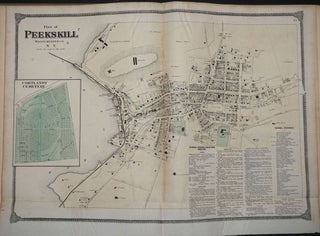 Item #24047 Atlas of New York and Vicinity. F. W. Beers