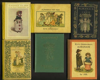 Item #24067 Set of 6 Almanacks, 1924 to 1929. Kate Greenaway
