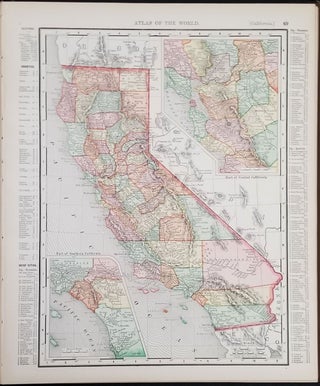 Rand McNally & Co.'s New General Atlas Of The World Containing Large Scale Colored Maps of Each State and Territory in the United States, Provinces of Canada, The Continents and Their Subdivisions.