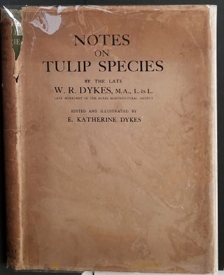 Notes on Tulip Species.