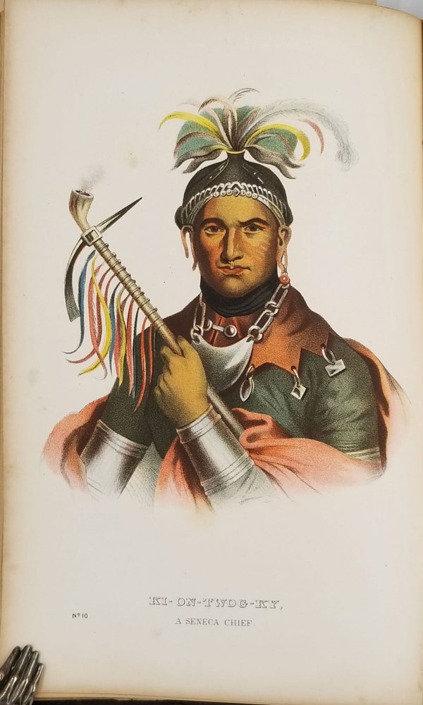 Item #24217 History of the Indian Tribes of North America, with Biographical Sketches and Anecdotes of the Principle Chiefs. Embellished with One Hundred Portraits from the Indian Gallery in the War Department at Washington. (Three volumes). Thomas McKenney, James Hall.