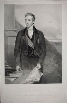 Item #24302 The Right Honorable George Earl of Auckland, G. C. B. portrait. George Eden, Earl of...