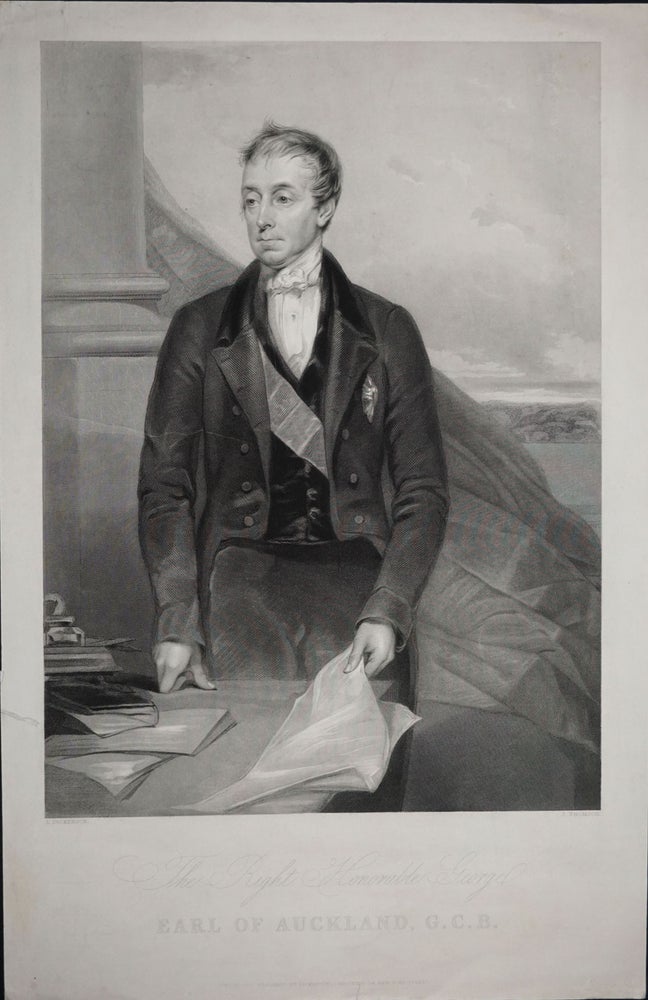 Item #24302 The Right Honorable George Earl of Auckland, G. C. B. portrait. George Eden, Earl of Auckland.