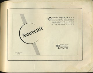 Souvenir and Official Program, 30th National Encampment, Grand Army of the Republic, St. Paul.
