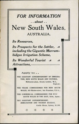 The Tourist in New South Wales, Australia. Travel guide.