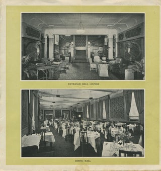 Carlyon's Hotel Esplanade St Kilda. Travel brochure.