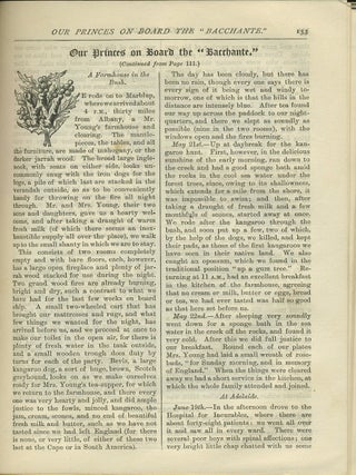 Home Words for Heart and Hearth. Magazine, with a woodblock copy of Huggins's "View on the Swan River, Western Australia"
