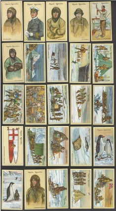Item #24355 Polar Exploration. Set of 25 cigarette cards, 2nd series. Antarctic, Arctic