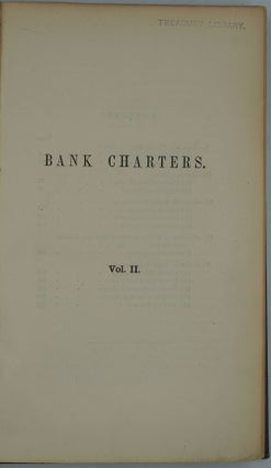Royal Bank Charters, including Australian banks. Volumes I, II & III.