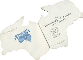 The Commonwealth of Australia in a Nutshell. Die cut shape book.
