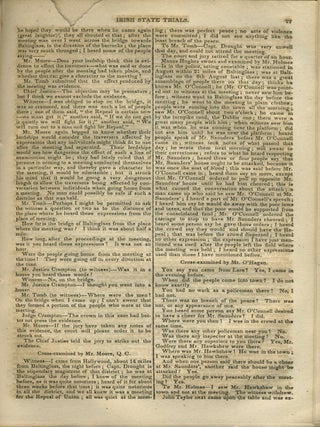 Irish State Trials; or, the Queen vs. Daniel O'Connell, and Others.