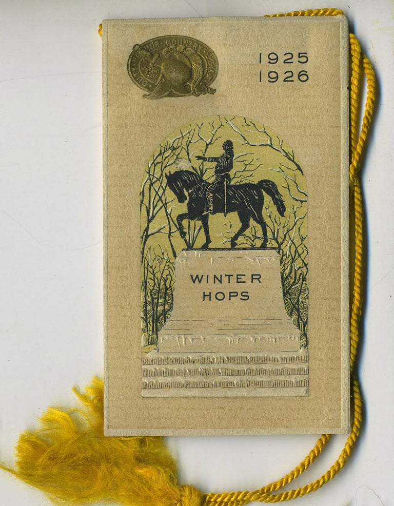 Item #24380 West Point Hop card, U. S. M. A. Winter Hops 1925 1926. West Point.