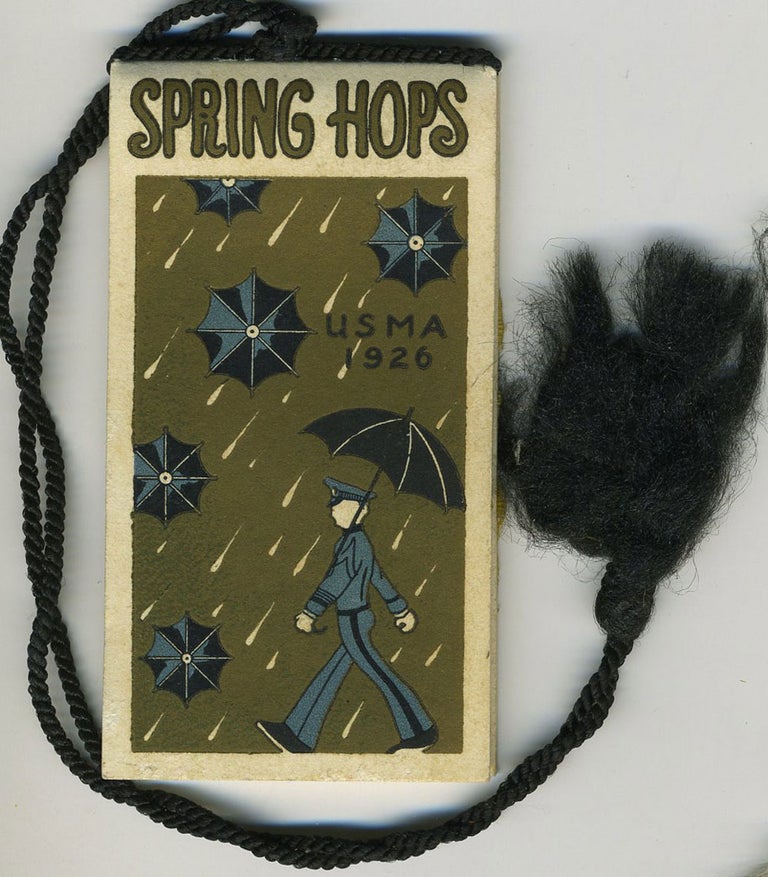 Item #24381 West Point Hop card, U. S. M. A. Spring Hops 1926. West Point.