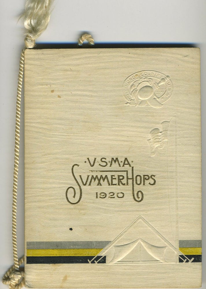 Item #24383 West Point Hop card, U. S. M. A. Summer Hops 1920. West Point.
