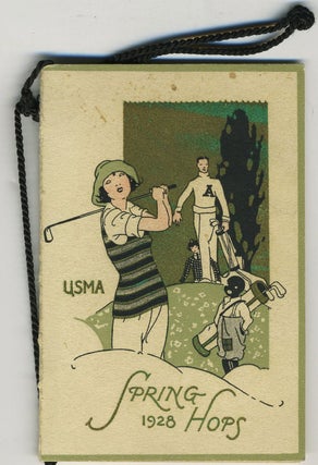 Item #24384 West Point Hop card, U. S. M. A. 1928 Spring Hops. West Point, Golf