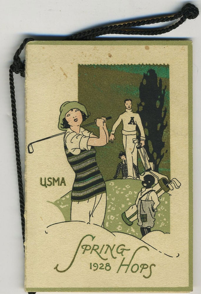 Item #24384 West Point Hop card, U. S. M. A. 1928 Spring Hops. West Point, Golf.