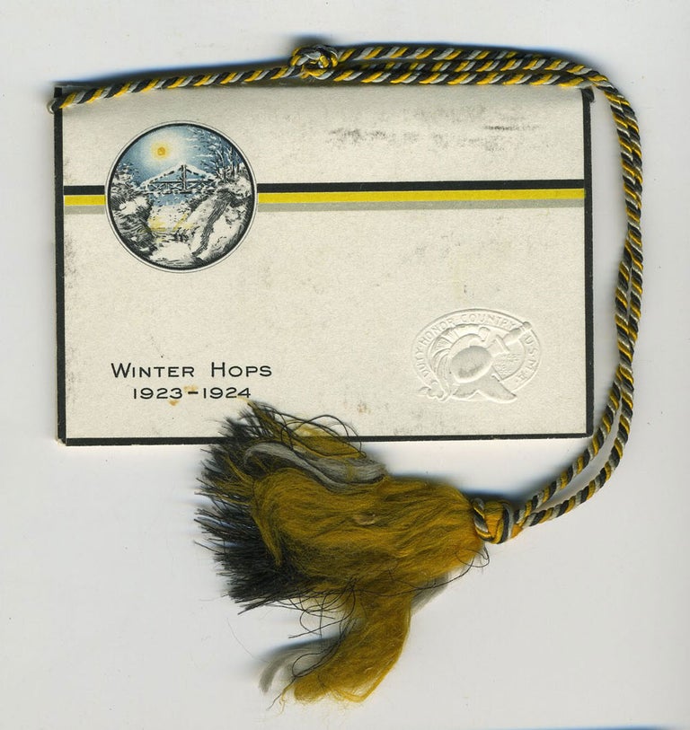 Item #24386 West Point Hop card, U. S. M. A. Winter Hops 1923- 1924. West Point.