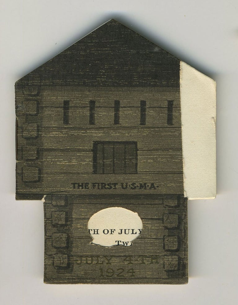 Item #24388 West Point Hop card, "The First U. S. M. A." July 4th 1924. West Point.