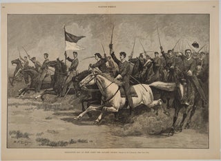 Item #24401 Graduation Day at West Point - The Cavalry Charge. West Point, Print
