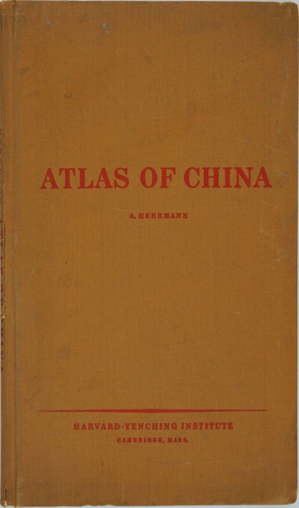Item #24419 Historical and Commercial Atlas of China. Albert Herrmann.