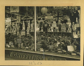 Item #24468 "Chocolate for our boys at the Dardanelles", Griffiths' Teas window display. ...