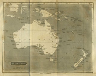 Item #24469 Australasia. Map with Australia marked "Notasia" Map, W. Lowry