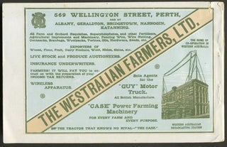 The Western Australian Tourists' Guide and Hotel and Boarding House Directory. 1925 - 1926 Issue.