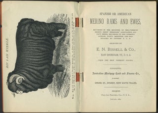 Item #24490 Spanish or American Merino Rams and Ewes ... Selected by E. N. Bissell & Co. ... from...