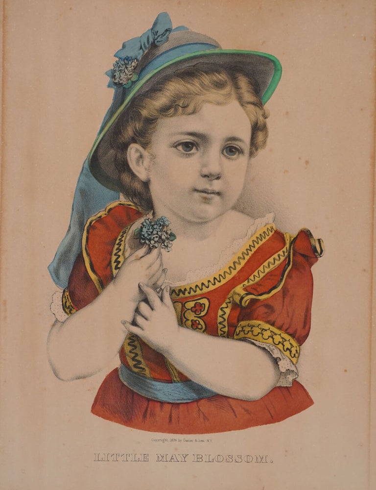 Item #24511 Little May Blossom. Handcolored lithograph. Currier, Ives.