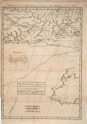 Item #24523 Large Scale Map of Tibet and environs, 6 sheets. China, Jean Baptiste Du Halde