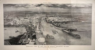 Item #24528 Bird's-eye view of the City of Manila, Philippine Islands. G. W. Peters