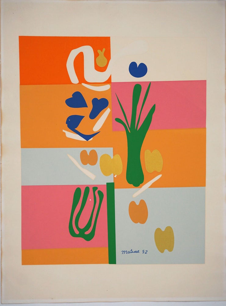 Item #24536 "Végétaux". Lithograph. Henri Matisse.