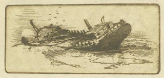 Item #24582 Shipwreck. Headpiece etching. J. Duncan Gleason