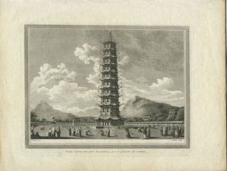 Item #24606 The Porcelain Pagoda, at Nankin in China. Engraving. William Angus