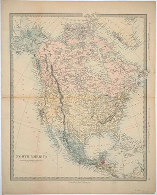 Item #24608 North America. Map. Edward Stanford