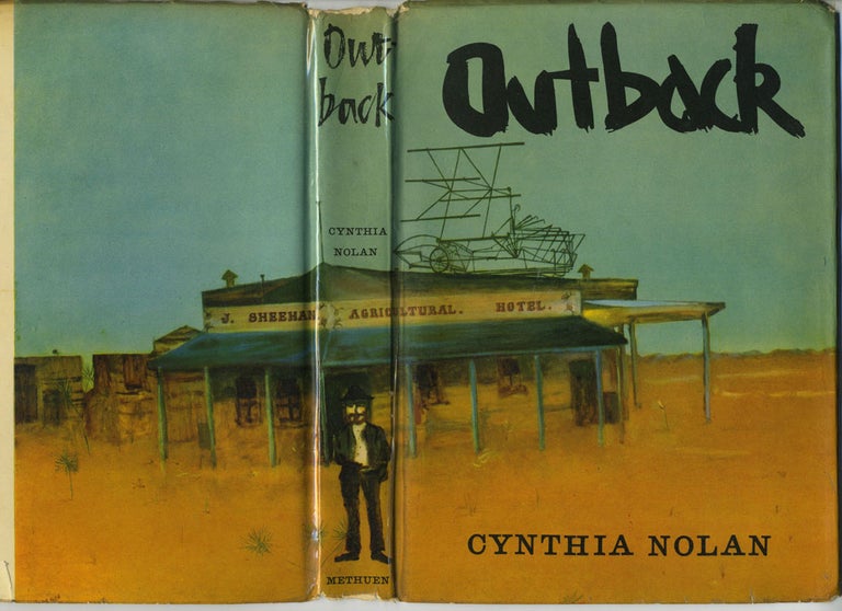 Item #24626 Outback. Inscribed by Patrick White to his US publishers. Patrick White, Cynthia Nolan.