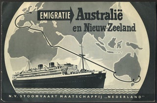 Item #24692 Emigratie Australie en Nieuw Zeeland. Dutch emigration pamphlet